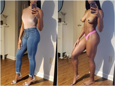 slim black babe naked