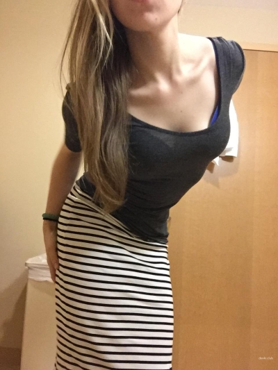 Beauty undresses in front of the camera