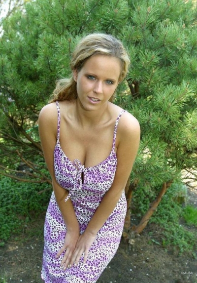 Curvy young girl with big tits