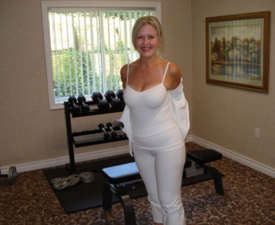 Very cute and gentle milf in age poses naked